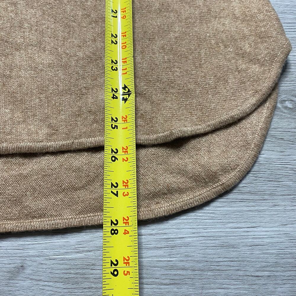 Charter Club Cashmere Sweater Set Pants Medium Light Brown Oatmealish - Picture 10 of 11